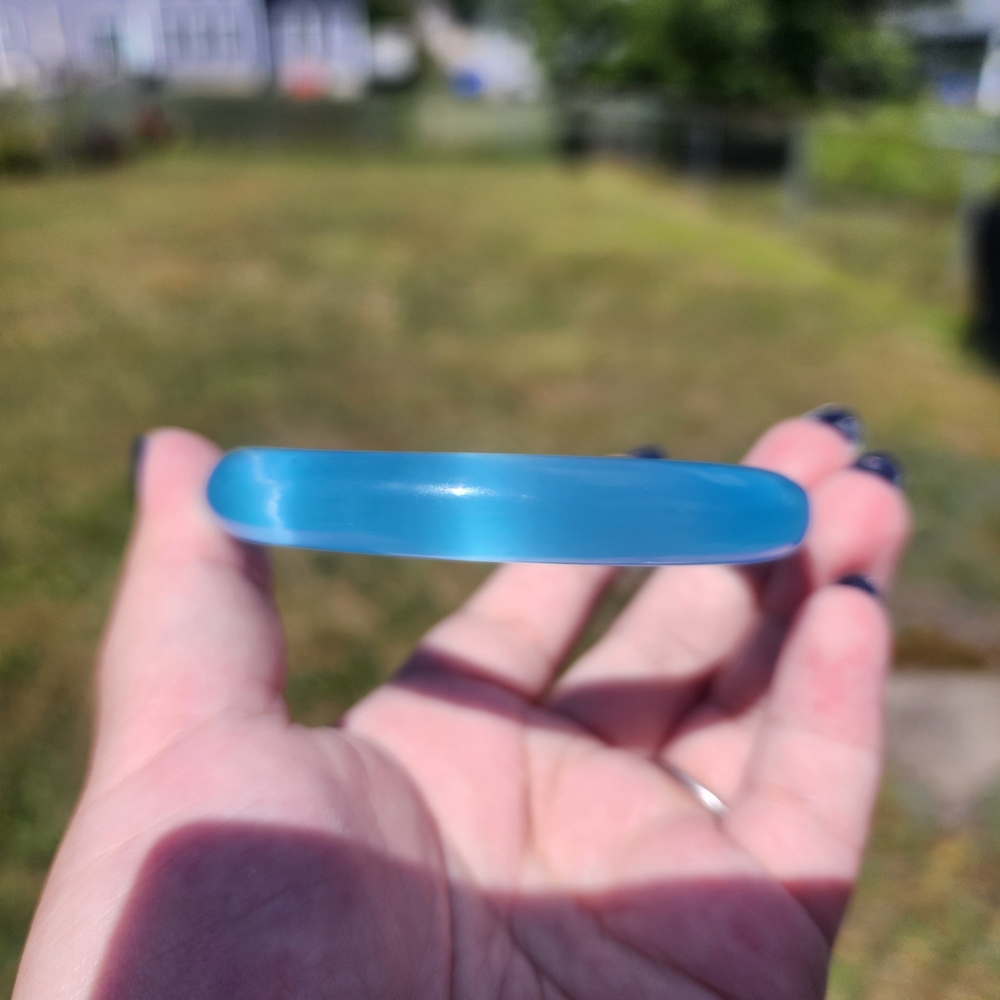 Blue Cat Eye Bangle - image 3